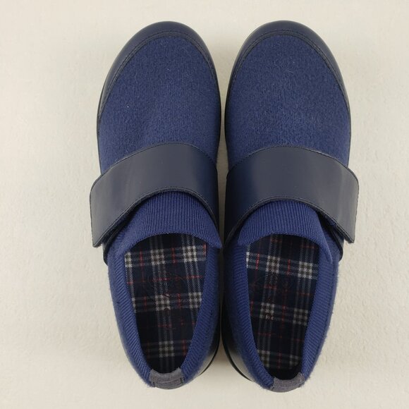 Alegria Traq Qwik Cozy Shoe Womens 7-7.5 EU 37 Blue Slip On Casual Knit Sneaker - Picture 7 of 10